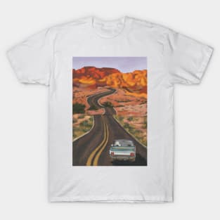 Ghostie on a Road Trip Among the Canyons T-Shirt